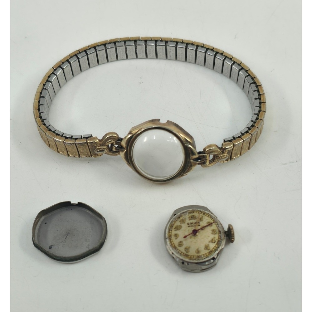 Vintage Gruen Veri-Thin 10K Gold Filled 17 Jewel Manual Wind Watch Working